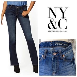 🎉NY&Co Curvy Boot cut jeans